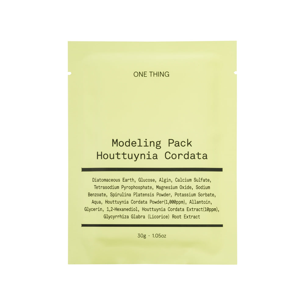 ONE THING Houttuynia Cordata Modeling Pack 30g x 7 pieces - Shop K-Beauty in Australia