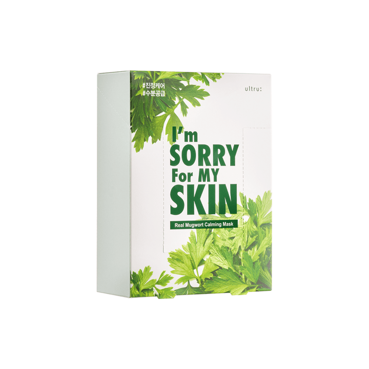 I'm Sorry For My SkinReal Mugwort Calming Mask (10pc/box) - La Cosmetique