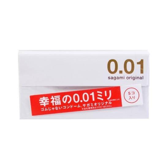 Japan ProductsSagami Original 0.01 Condom 5pc - La Cosmetique