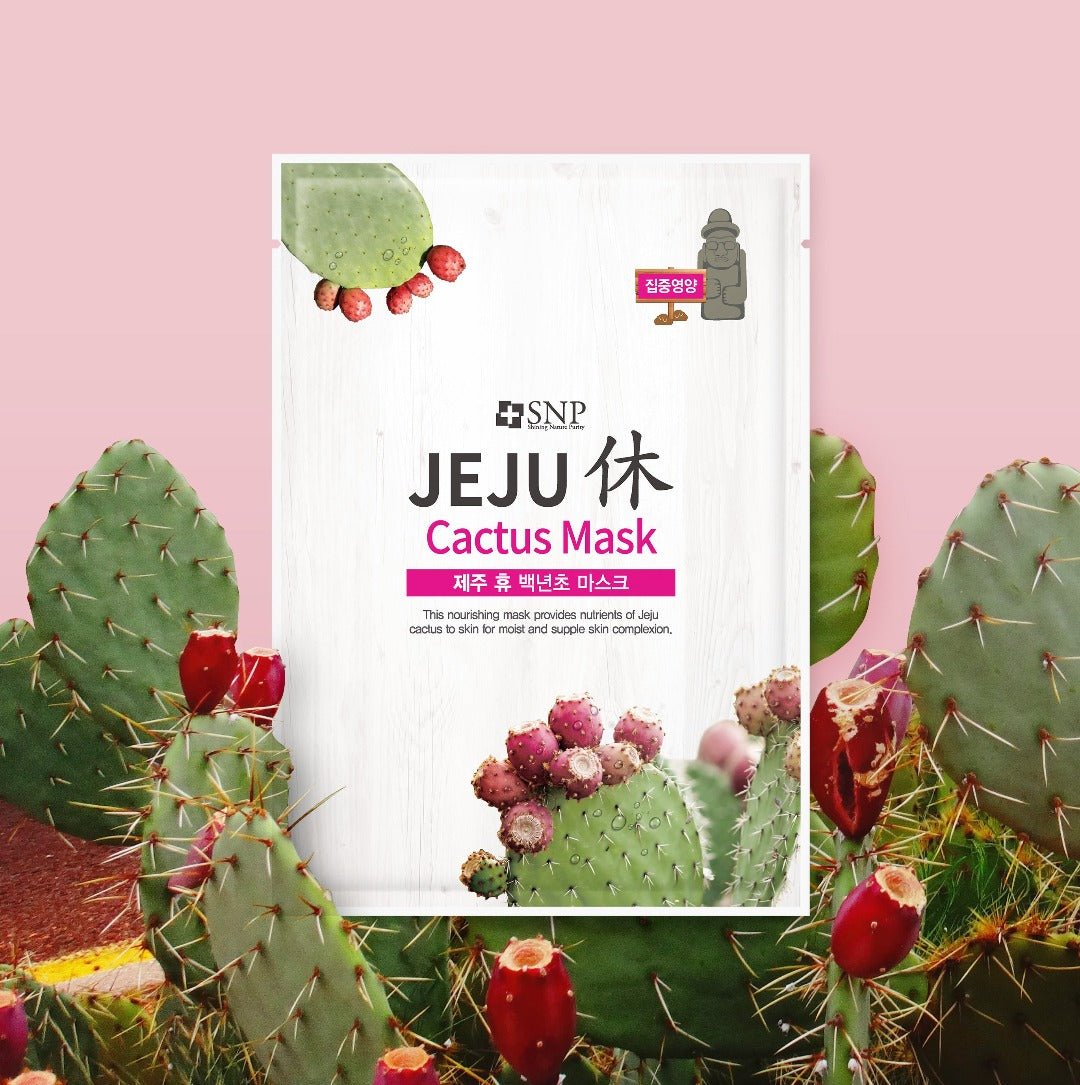 SNP Jeju Cactus Mask [1pc] | La Cosmetique