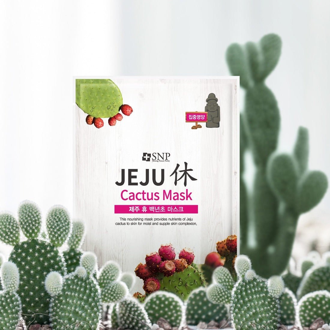 SNP Jeju Cactus Mask [1pc] | La Cosmetique