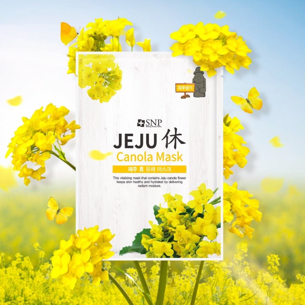 SNP Jeju Canola Mask [1pc] | La Cosmetique