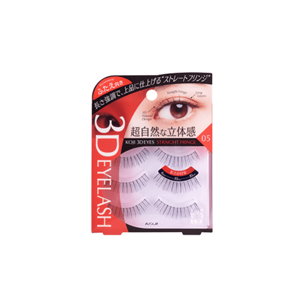 Buy Koji 3D Eyes Eyelash 05 - Straight Fringe – La Cosmetique