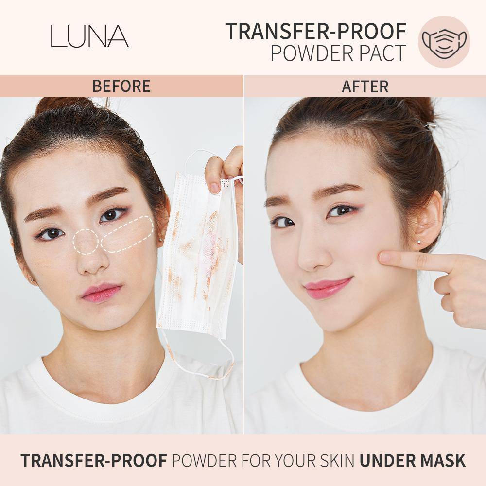 LunaFixer Powder Pact SPF36/PA+++ (02 Beige) 5.5g - La Cosmetique
