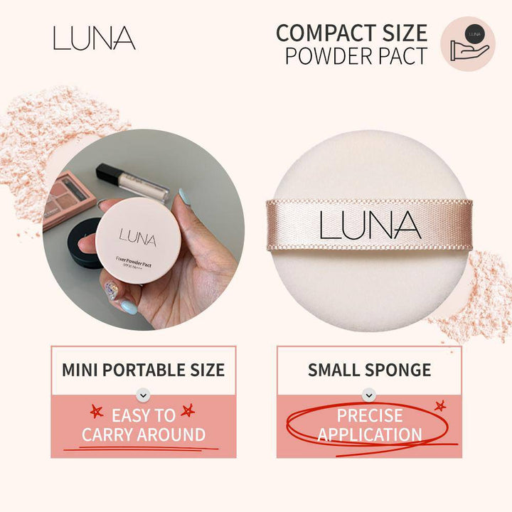 LunaFixer Powder Pact SPF36/PA+++ (02 Beige) 5.5g - La Cosmetique