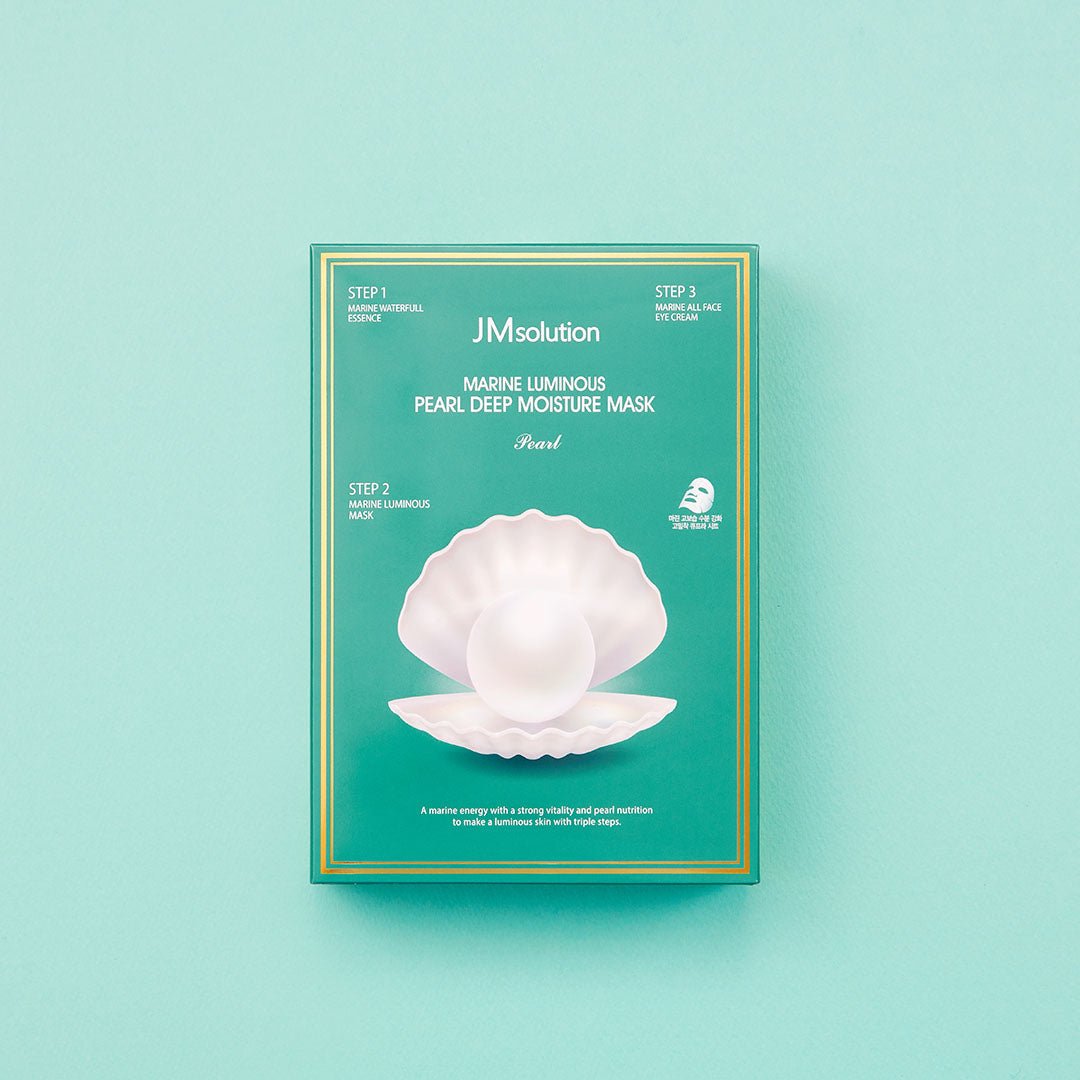 JMsolution Marine Luminous Pearl Deep Moisture Mask Box Pearl [10pcs] | La Cosmetique