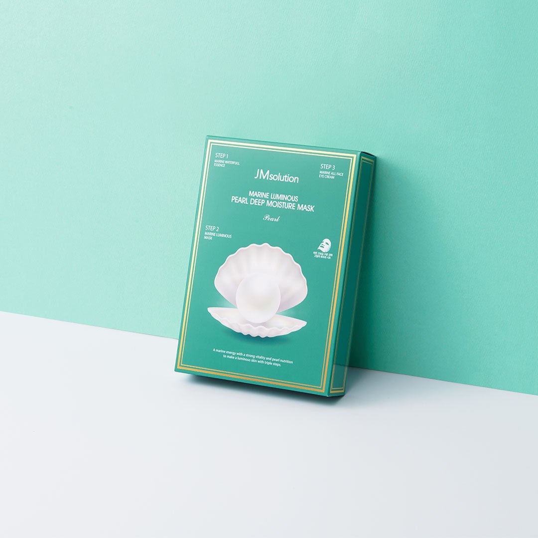 JMsolution Marine Luminous Pearl Deep Moisture Mask Box Pearl [10pcs] | La Cosmetique