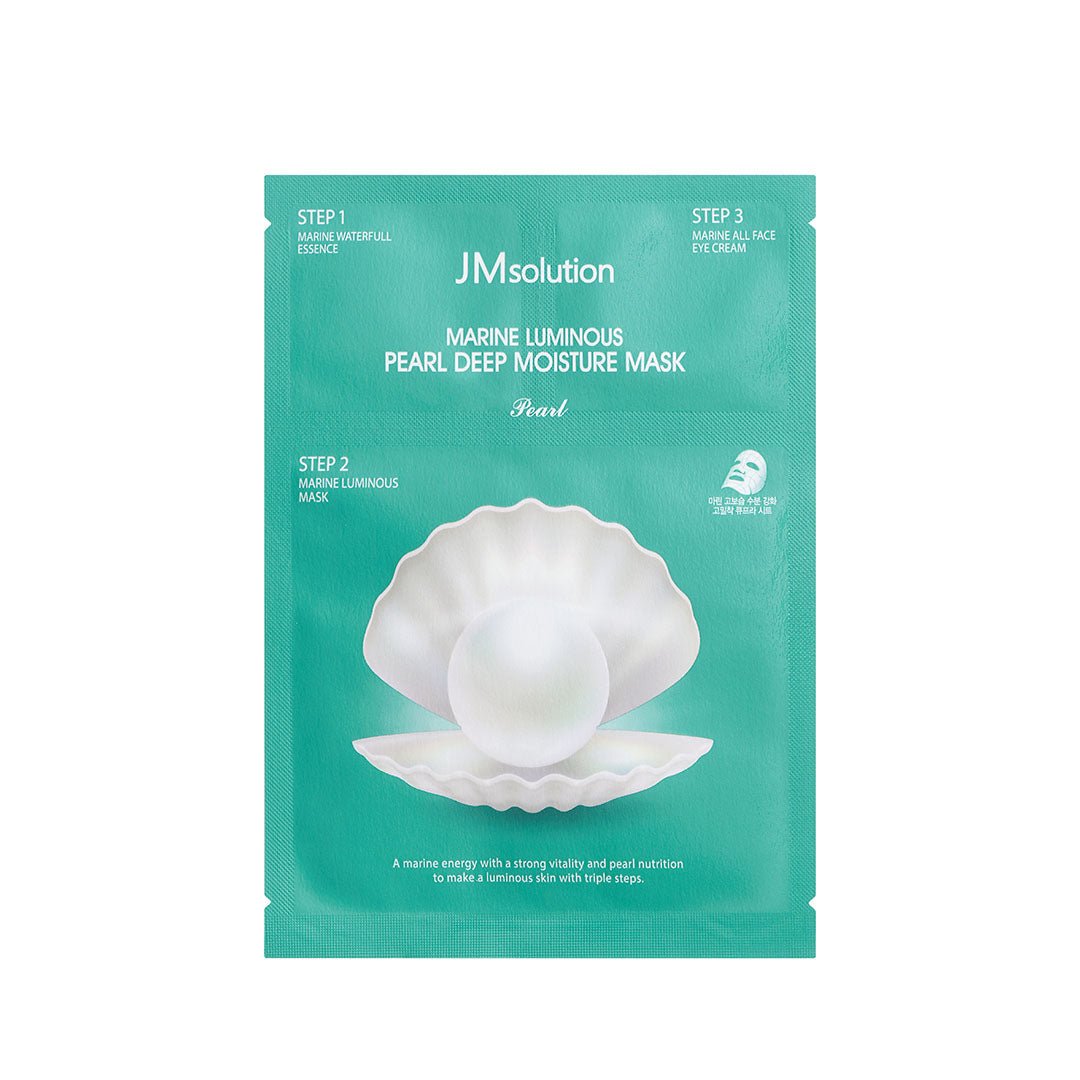 JMsolution Marine Luminous Pearl Deep Moisture Mask Box Pearl [10pcs] | La Cosmetique