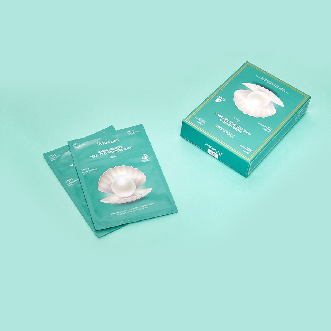 JMsolution Marine Luminous Pearl Deep Moisture Mask Box Pearl [10pcs] | La Cosmetique
