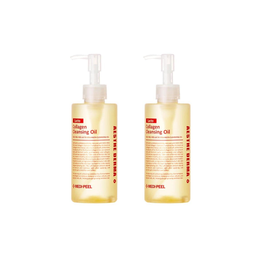 MEDI-PEELRed Lacto Collagen Cleansing Oil (Twin Pack) - La Cosmetique