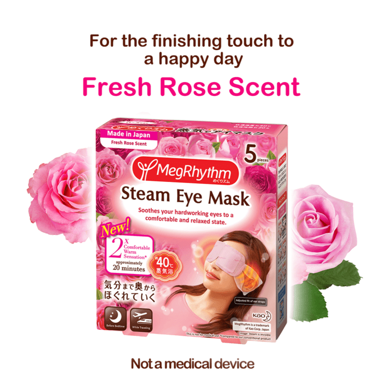 KAO Megrhythm Steam Mask Rose Fragrance [12pcs] | La Cosmetique
