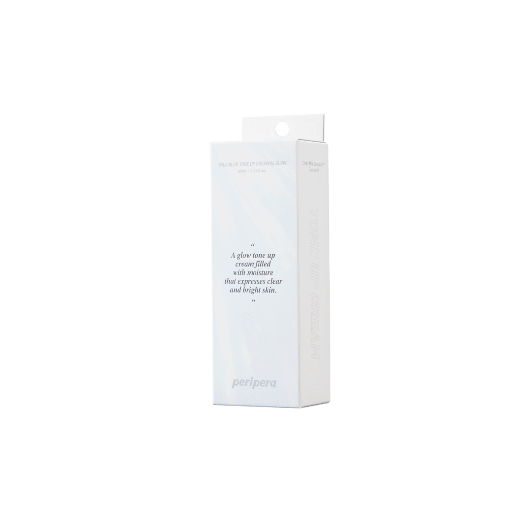 Peripera Milk Blur Tone Up Cream 60ml tube packaging for brightening skincare and makeup preparation
