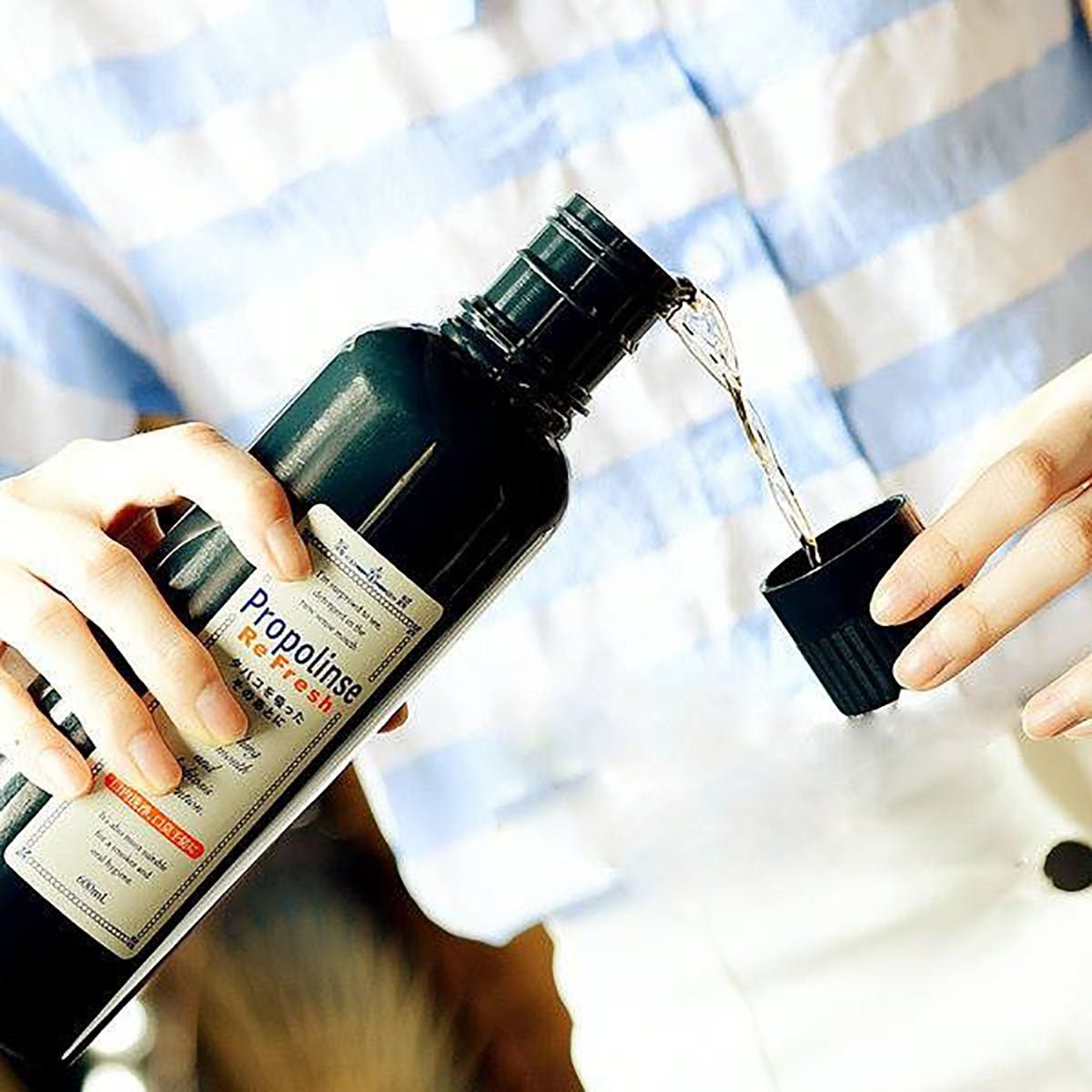 Propolinse Mouthwash Refresh Super Strong Mint 600ml | La Cosmetique