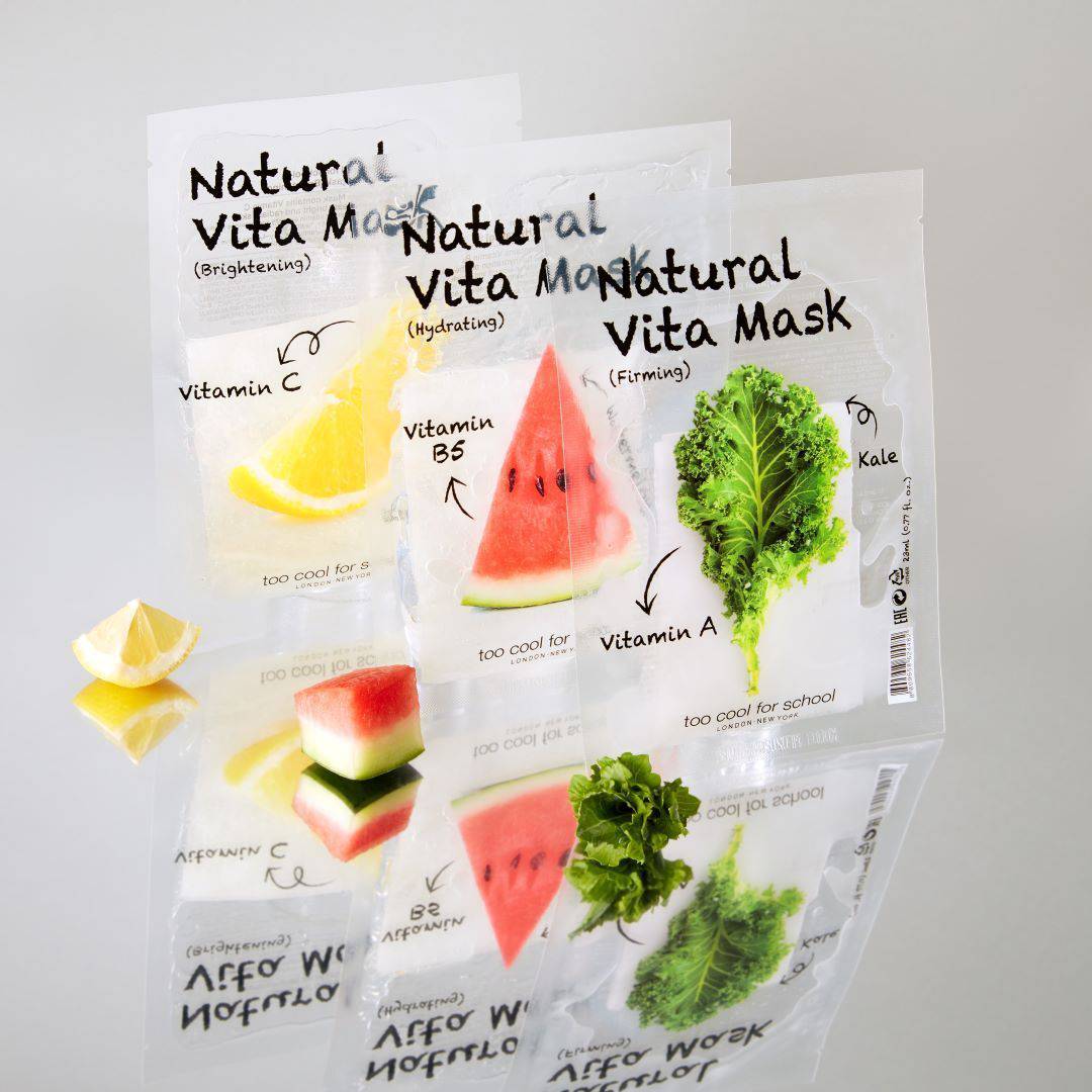 Too Cool For School Natural Vita Mask 1pc | La Cosmetique