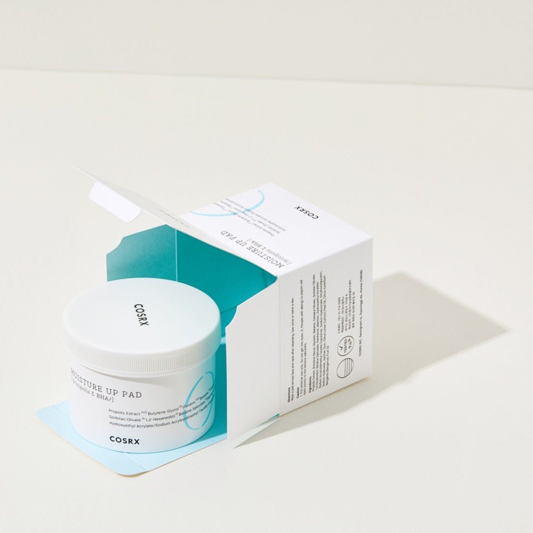COSRX One Step Moisture Up Pad toner pads, 70 pads in a jar