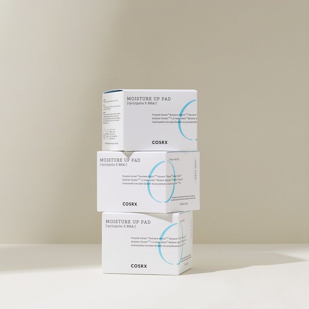 COSRX One Step Moisture Up Pad toner pads, 70 pads in a jar