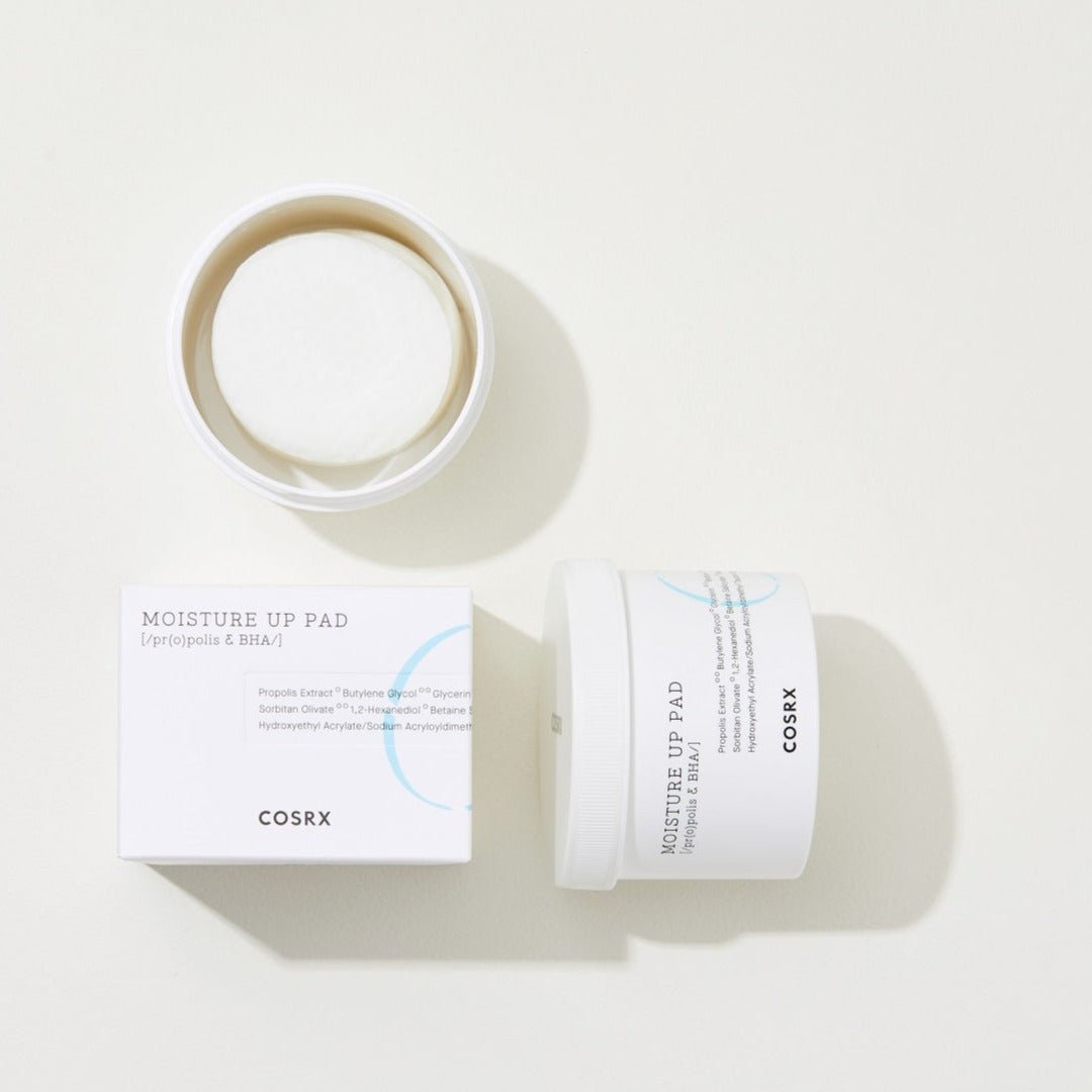 COSRX One Step Moisture Up Pad toner pads, 70 pads in a round jar