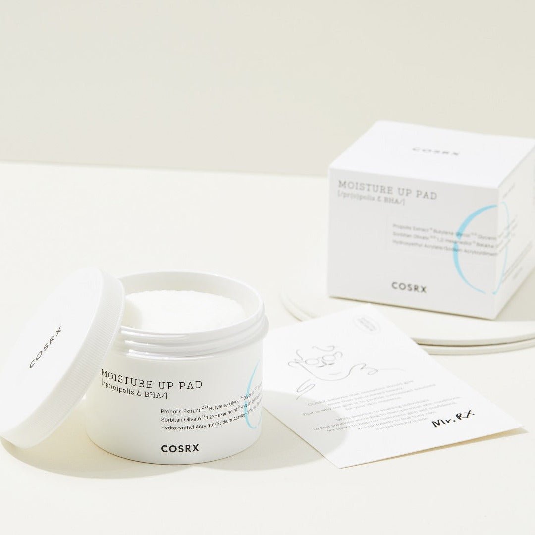 COSRX One Step Moisture Up Pad toner pads, 70 pads in a jar