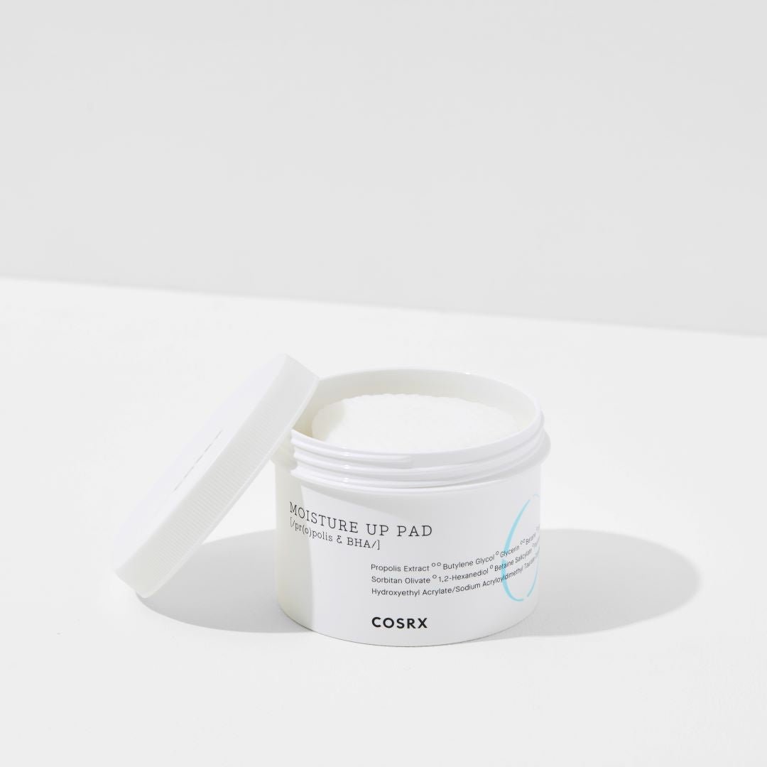 COSRX One Step Moisture Up Pad toner pads, 70 pads in a jar