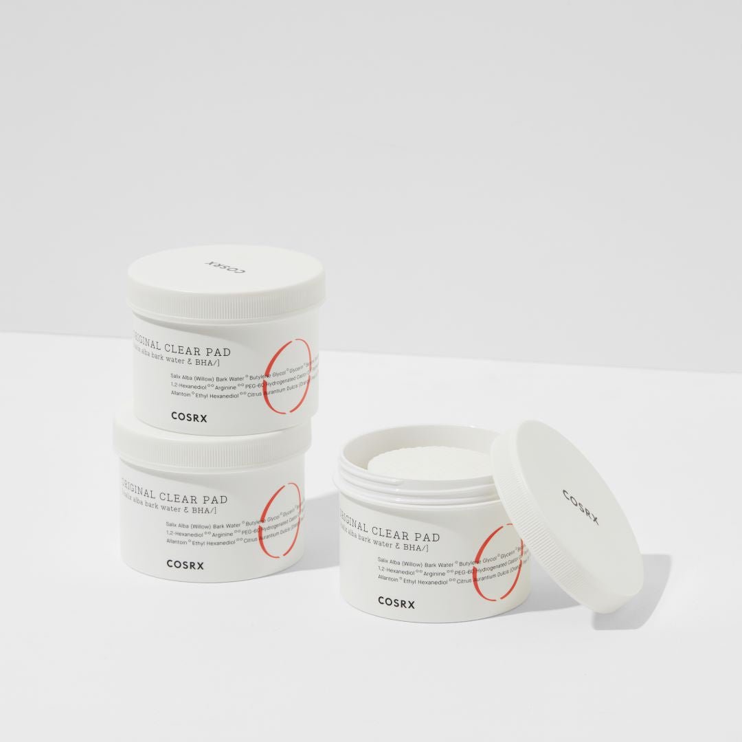 COSRX One Step Original Clear Pad toner pads, 70 pads in a round container