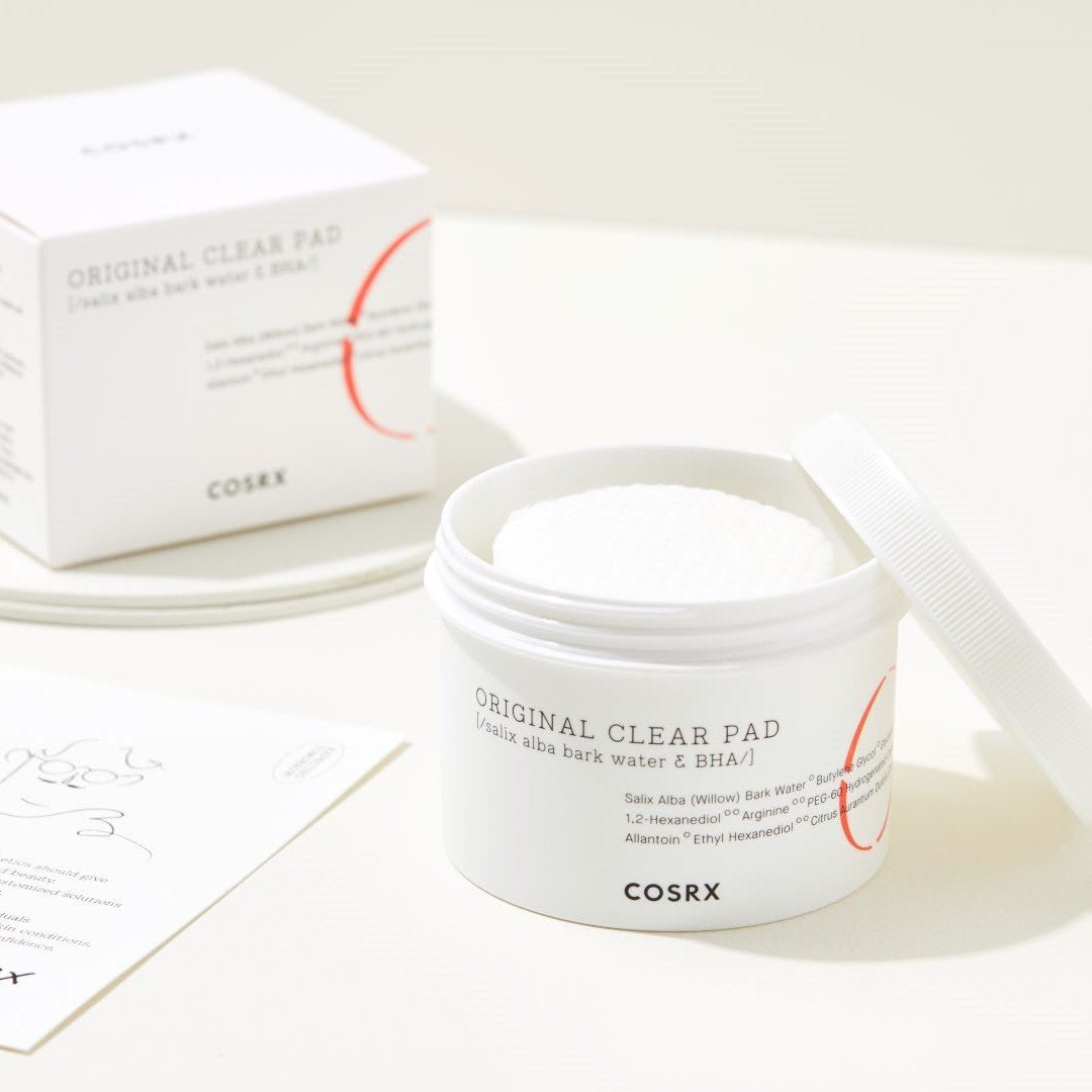 COSRX One Step Original Clear Pad toner pads, 70 pads in a round container
