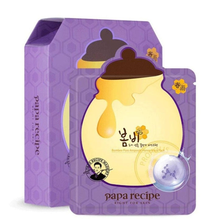 Papa RecipeBombee Pore Ampoule Honey Mask (10pcs/ Box) - La Cosmetique