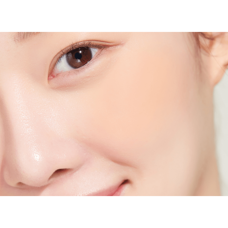 Peripera Pure Blushed Sunshine Cheek blush compact with warm peachy-pink shade, featuring a smooth, matte finish.