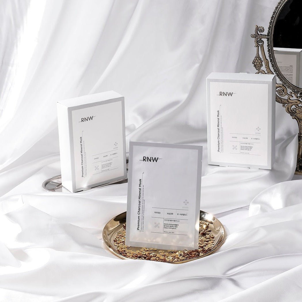 RNW Premium Charcoal Mineral Mask 1pc | La Cosmetique