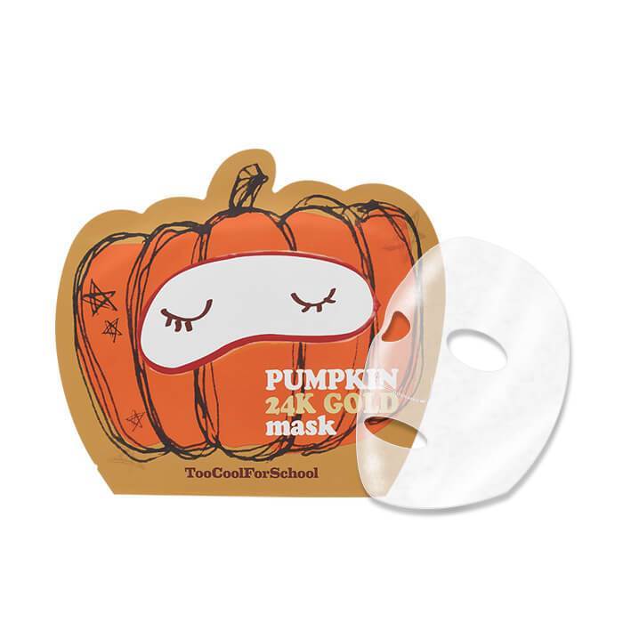 Too Cool For School Pumpkin 24K Gold Mask [1pc] | La Cosmetique