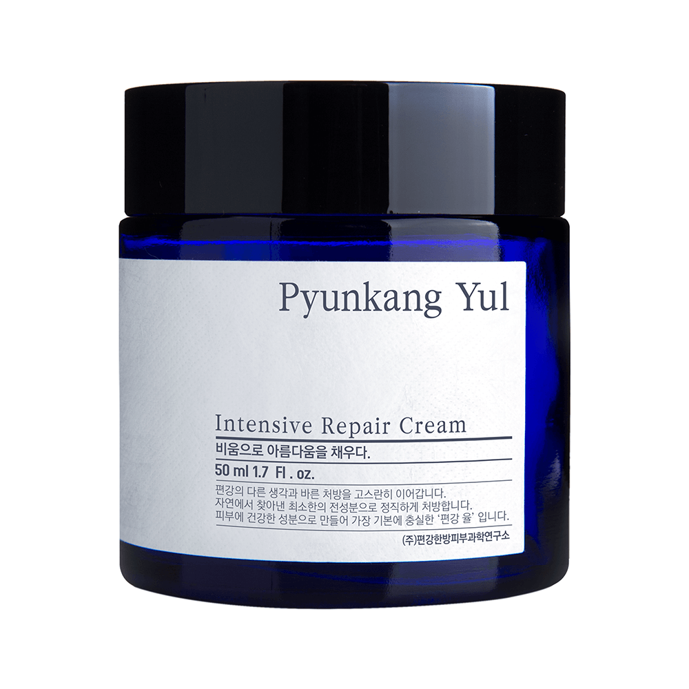 Pyunkang Yul Intensive Repair Cream in 50ml jar, a nourishing face moisturizer for skin repair and hydration.