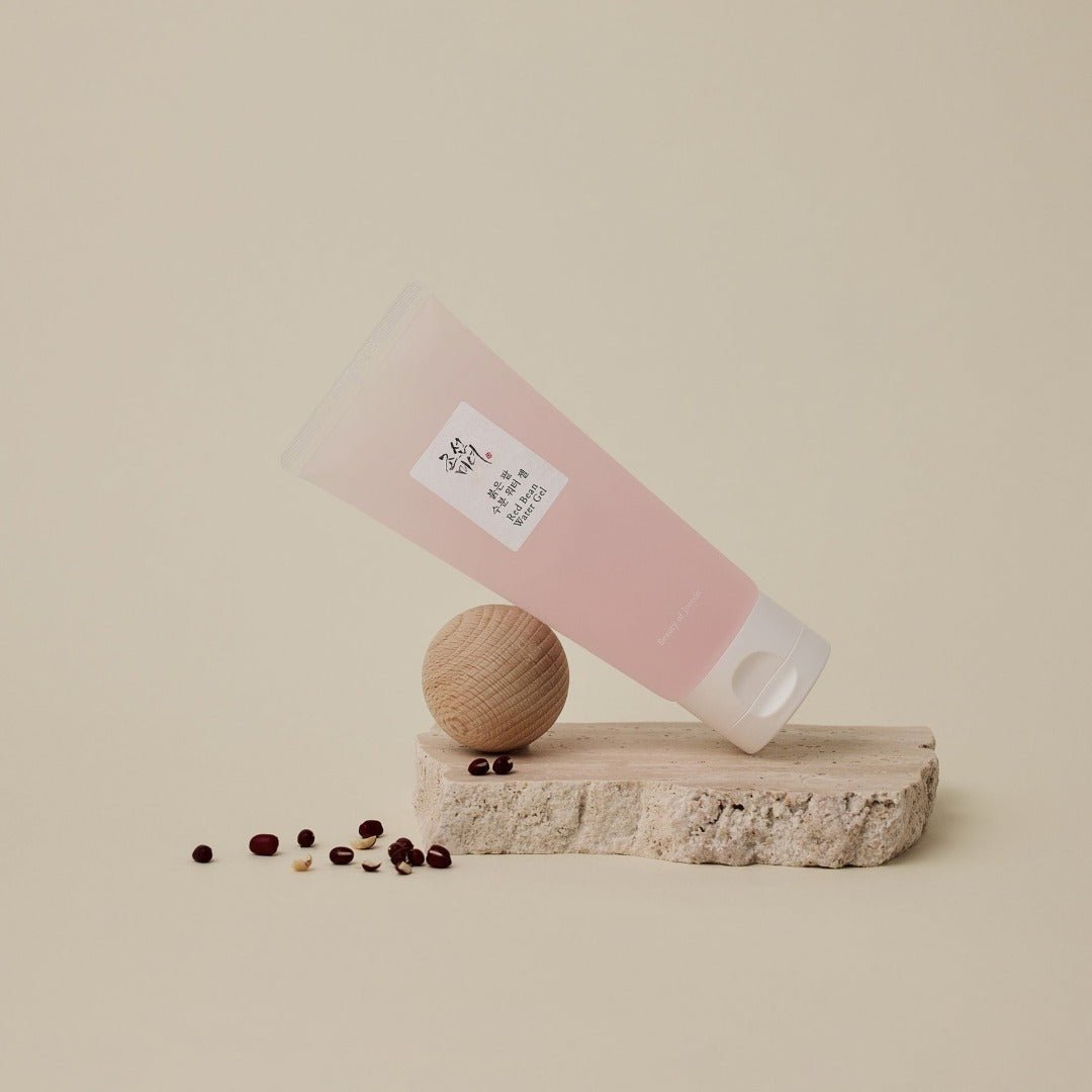 Beauty of Joseon Red Bean Water Gel face moisturizer its smooth, hydrating gel texture.