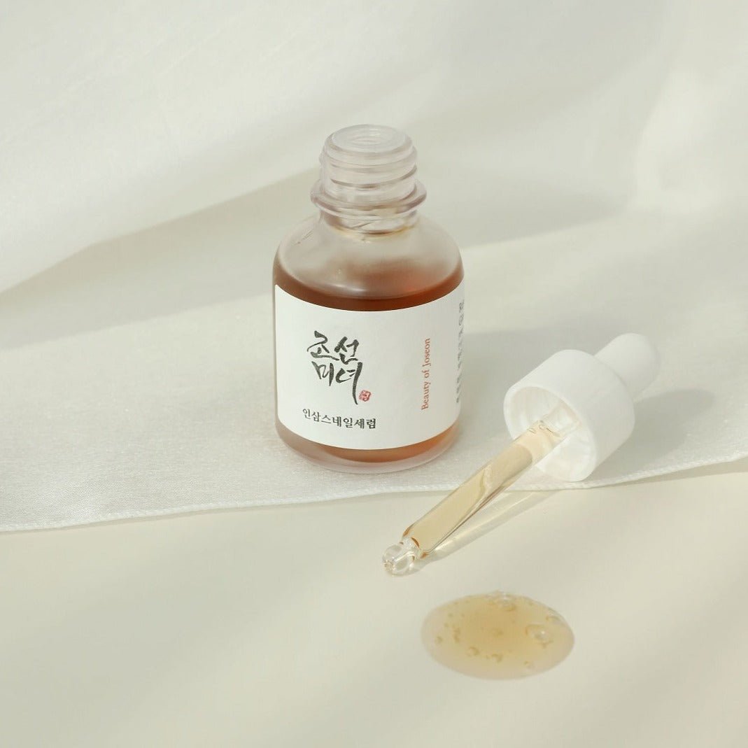 Beauty of Joseon revive serum ginseng snail mucin 30ml with ginseng and snail mucin.