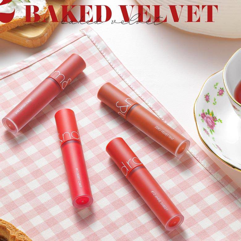Rom&ndZero Velvet Tint (Baked Velvet Series) - La Cosmetique