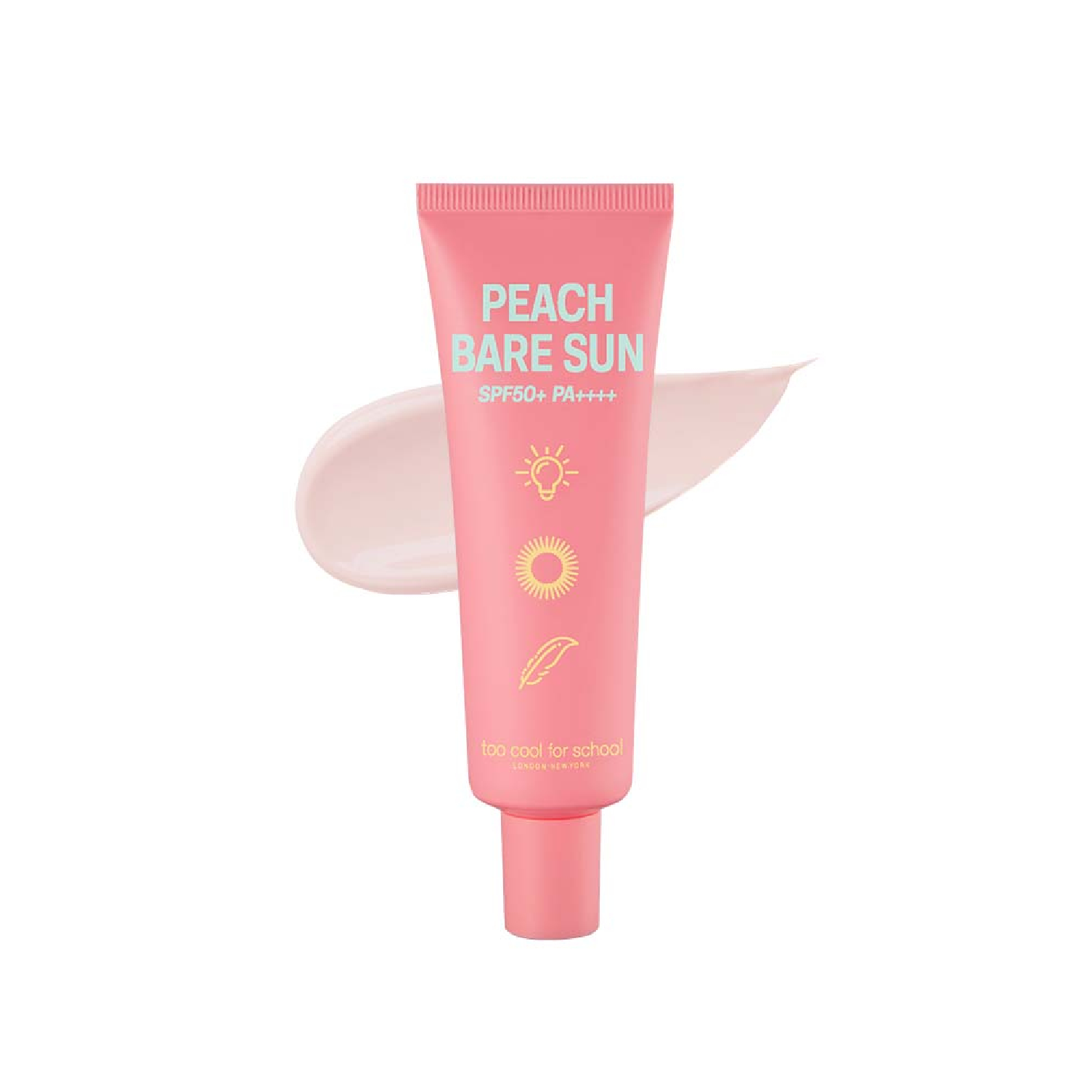 Too Cool For SchoolPeach Bare Sun SPF50+ PA++++ 50ml - La Cosmetique