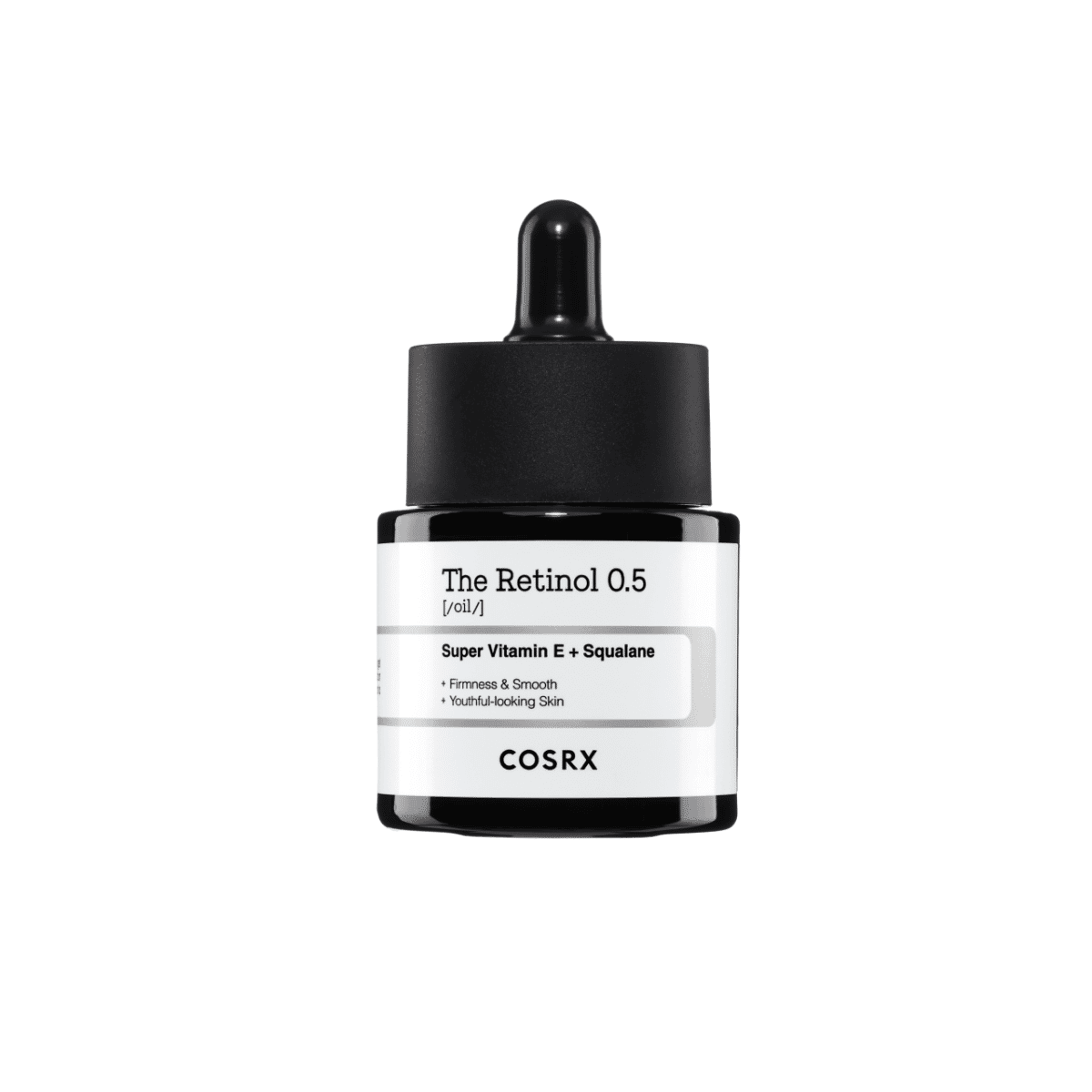 COSRX Retinol 0.5 Oil 20ml face oil bottle and packaging