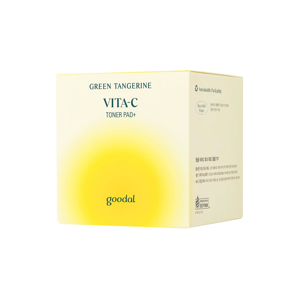 GoodalGreen Tangerine Vita C Toner Pad+ 70 pads - La Cosmetique
