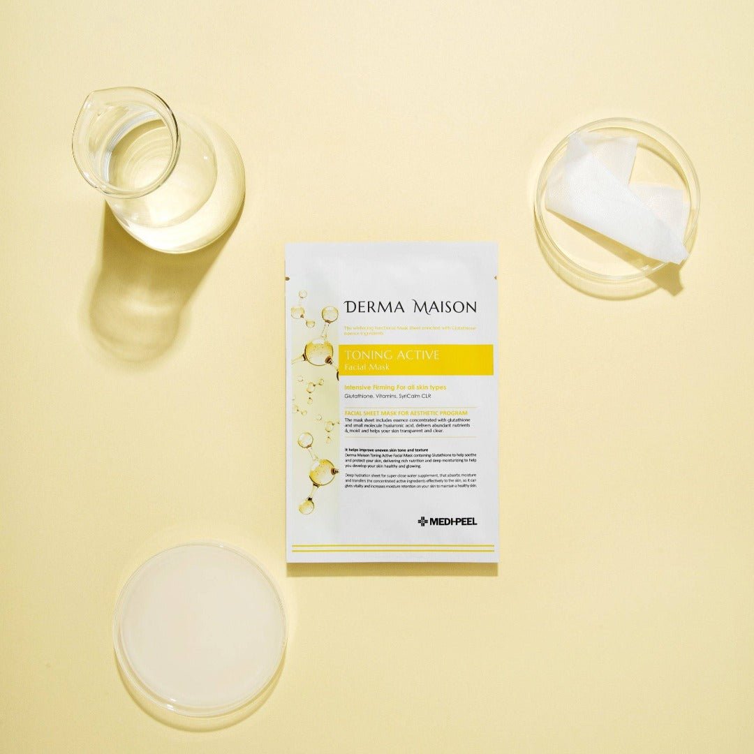 Derma Maison Toning Active Facial Mask [1pc] | La Cosmetique