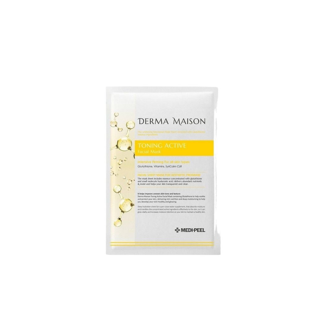 Derma Maison Toning Active Facial Mask [1pc] | La Cosmetique