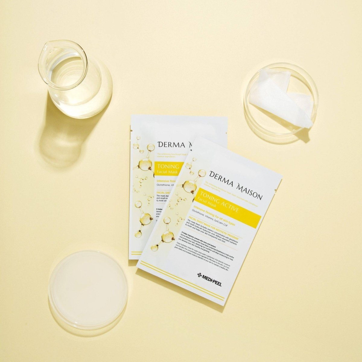 Derma Maison Toning Active Facial Mask [1pc] | La Cosmetique