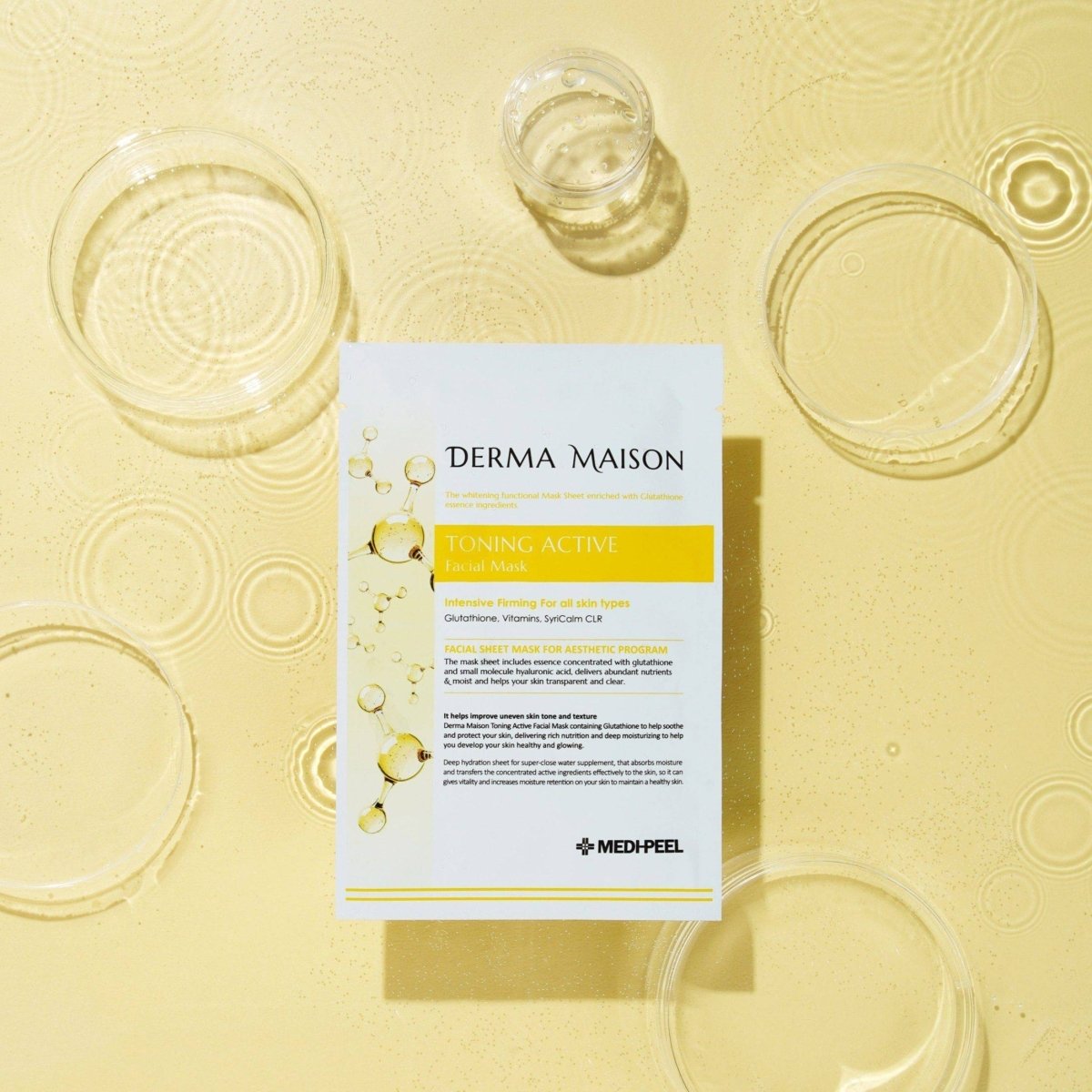 Derma Maison Toning Active Facial Mask [1pc] | La Cosmetique