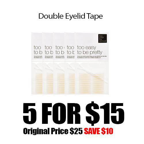 Too Cool For SchoolNude Fit Double Eyelid Tape (5-pack Bundle) - La Cosmetique