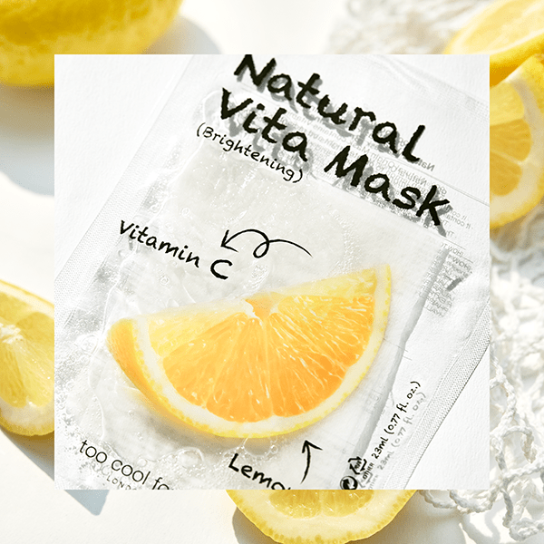 Too Cool For SchoolNatural Vita Mask - Brightening (1pc) - La Cosmetique