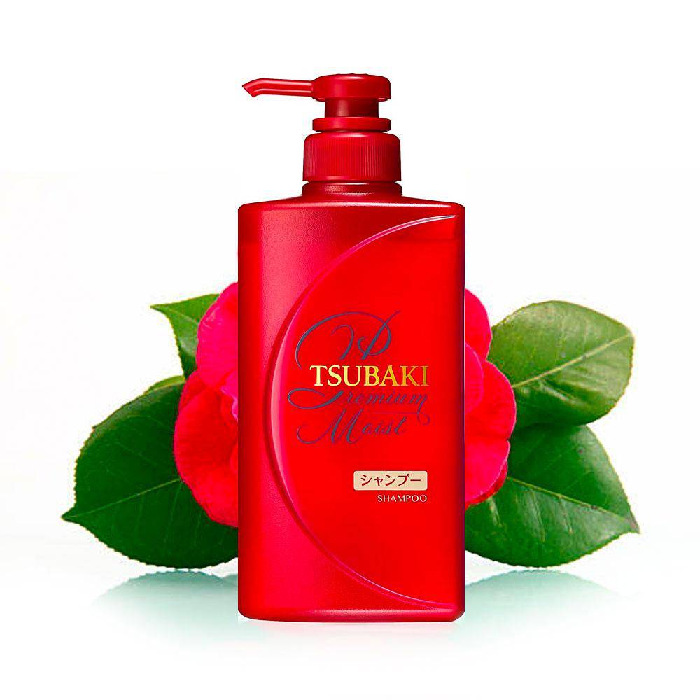TsubakiPremium Moist Shampoo 490ml - La Cosmetique