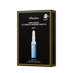 Water Luminous S.O.S Ampoule Hyaluronic Mask Box Plus Black [10pcs]