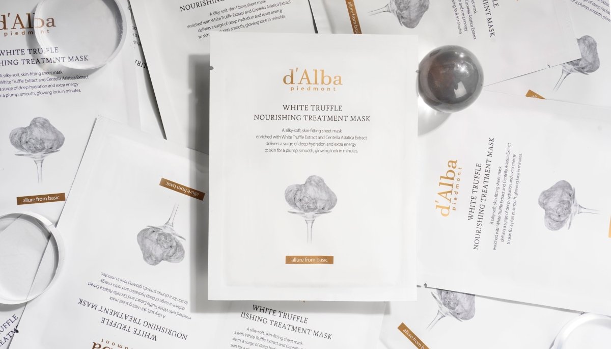 d'Alba White Truffle Nourishing Treatment Sheet Mask, 1pc package