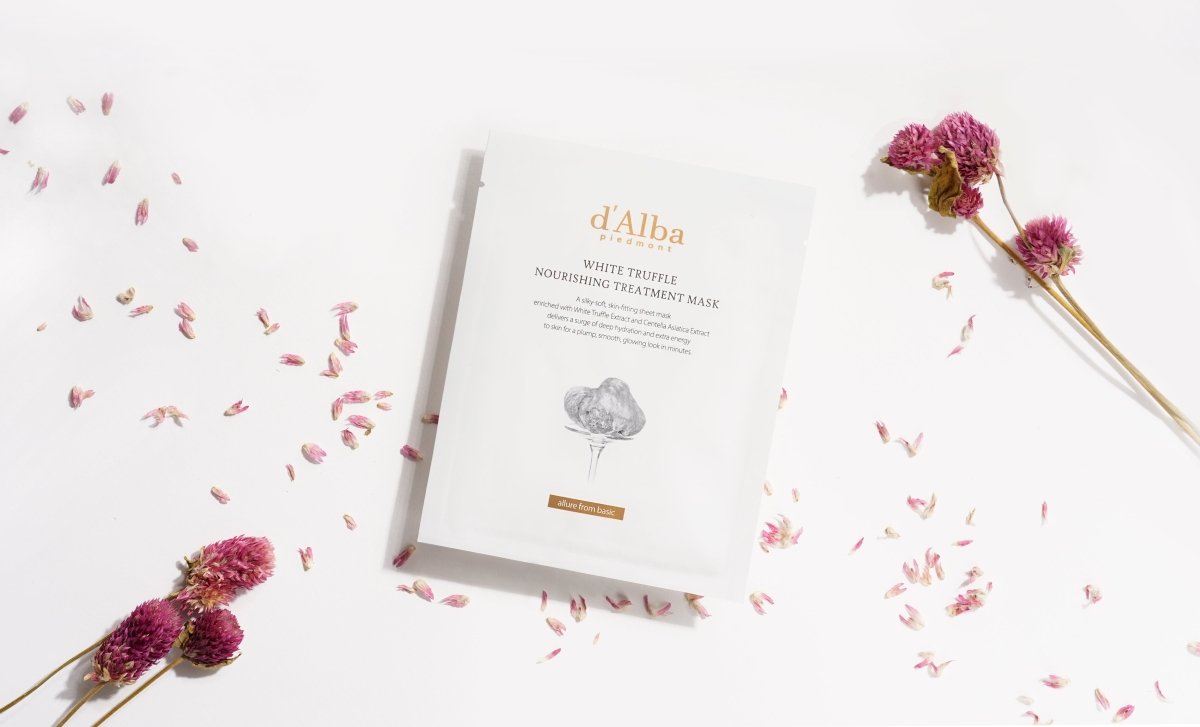 d'Alba White Truffle Nourishing Treatment Sheet Mask 1pc packaging
