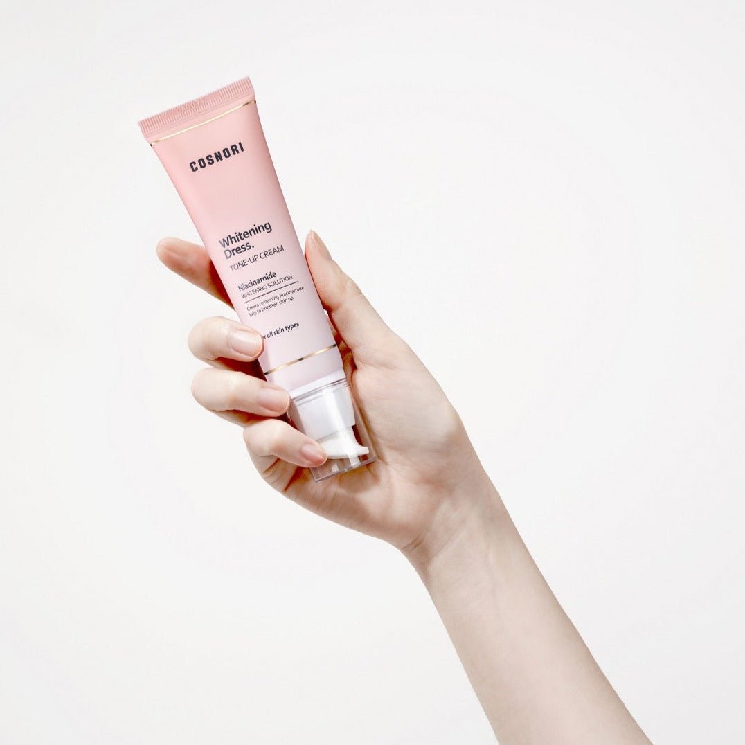 COSNORI Whitening Dress Tone-Up Cream 50ml tube for brightening and evening skin tone